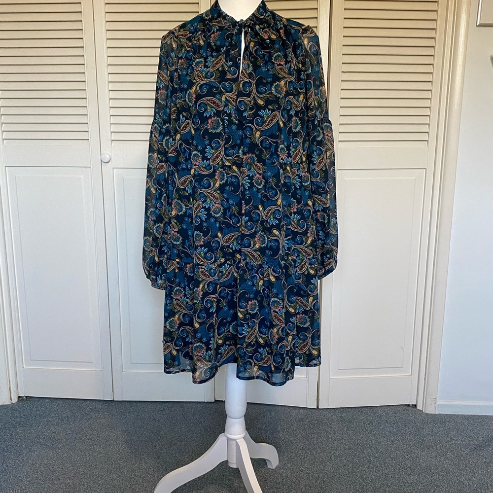 Boho long sleeve dress